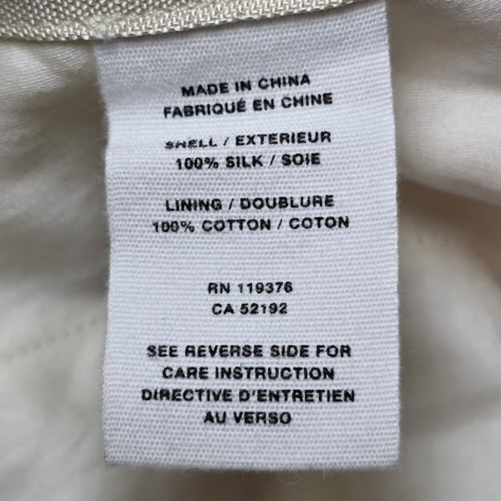 NWT Helmut Lang Duppioni Cargo Silk Bermuda Short in Ivory 6 - Picture 15 of 16